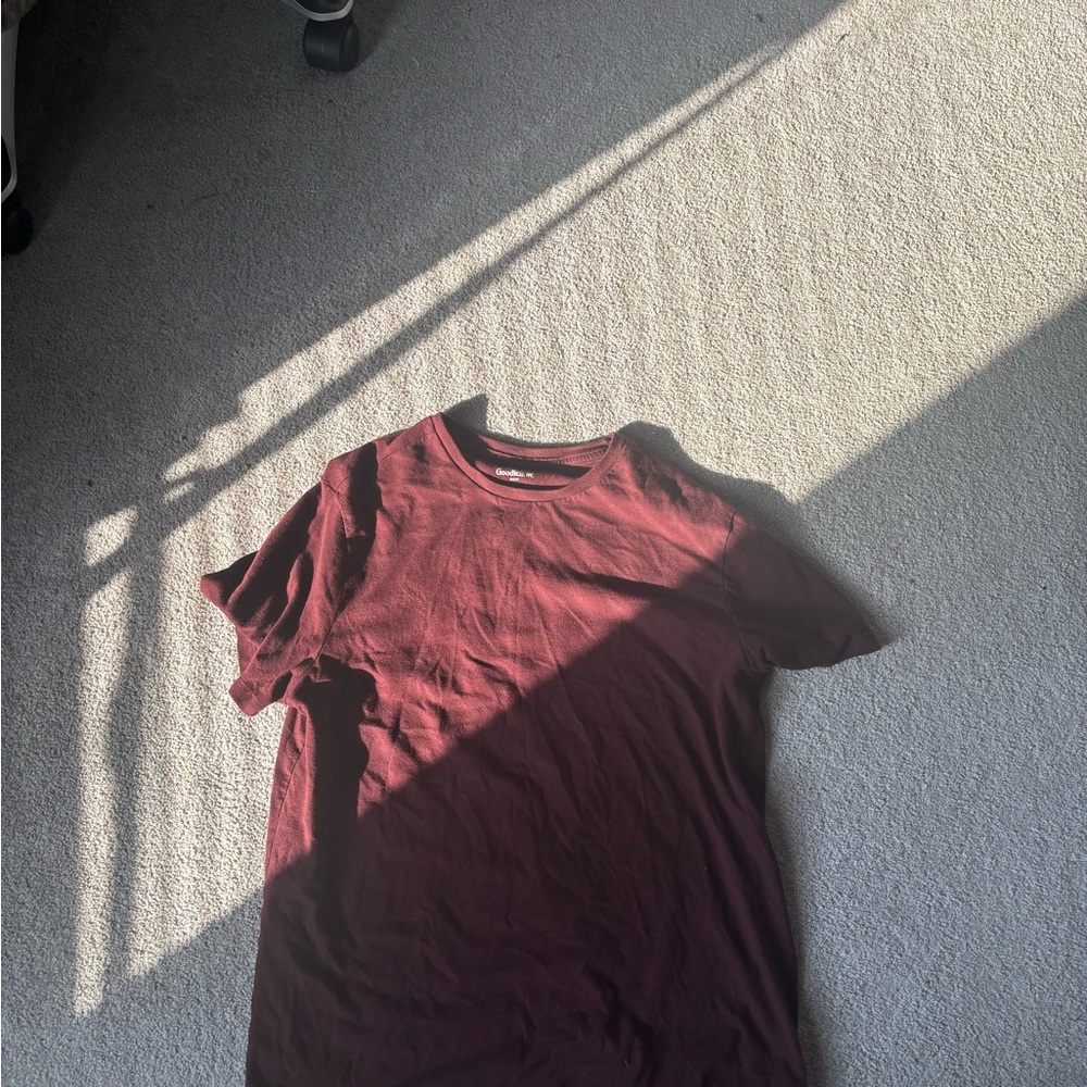 Men's Burgundy T-Shirt